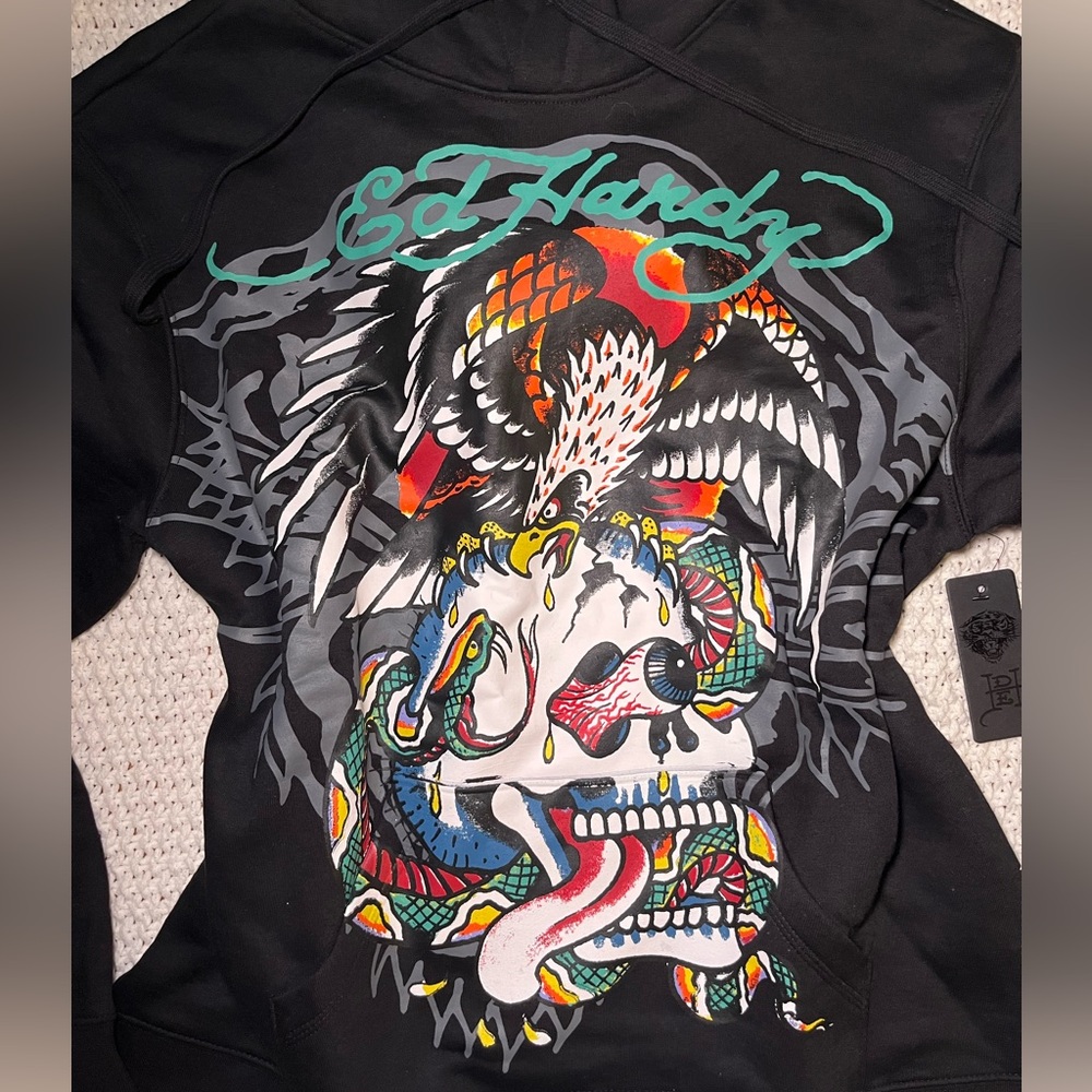 Classic y2k Ed Hardy Hoodie Sweatshirt